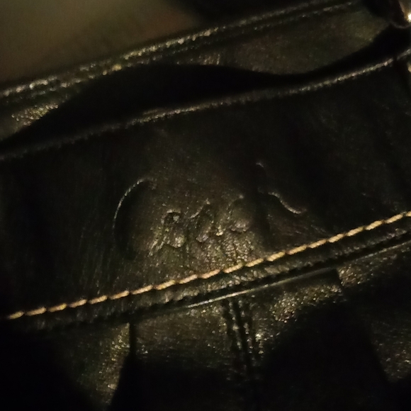 Black Coach Handbag - Picture 2 of 4